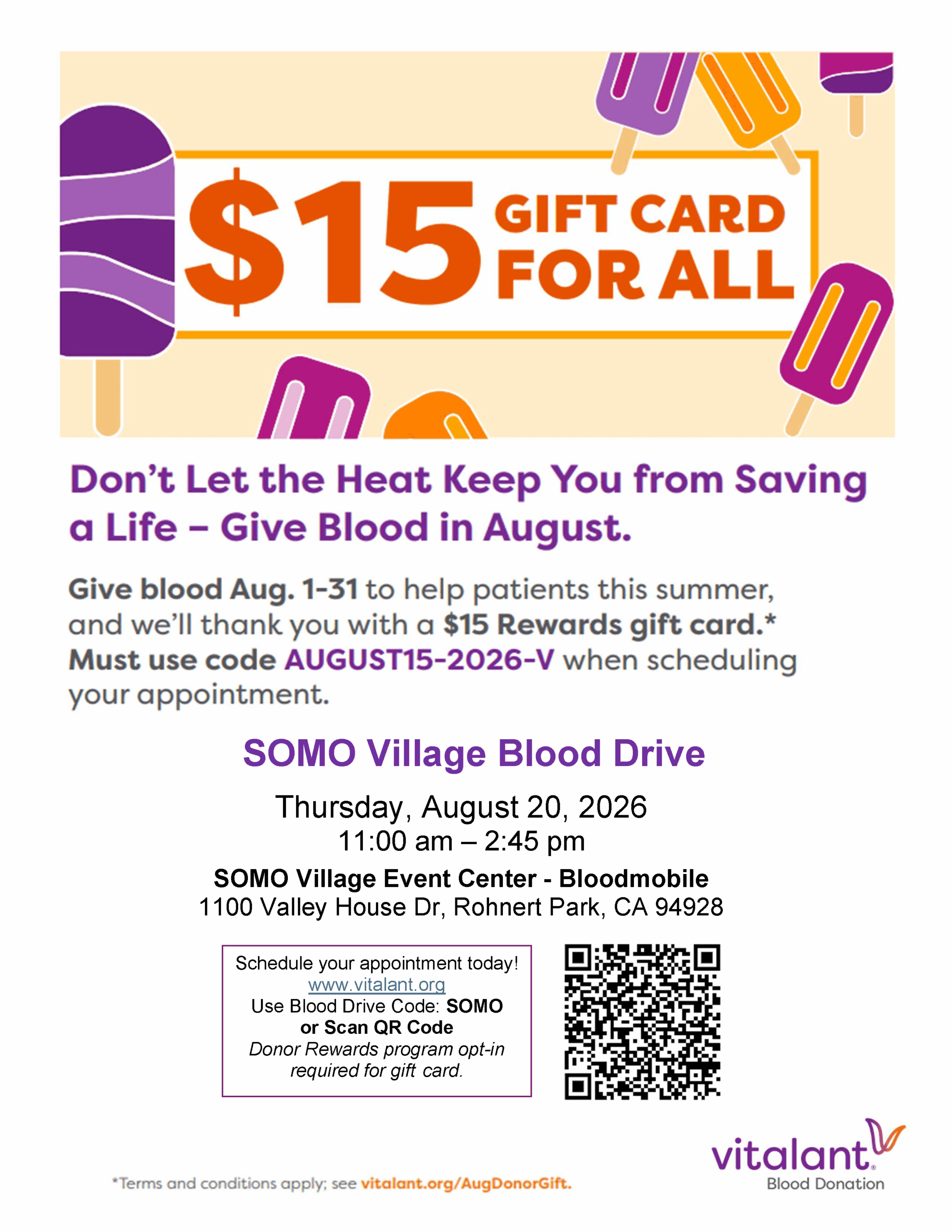 Vitalant Community Blood Drive